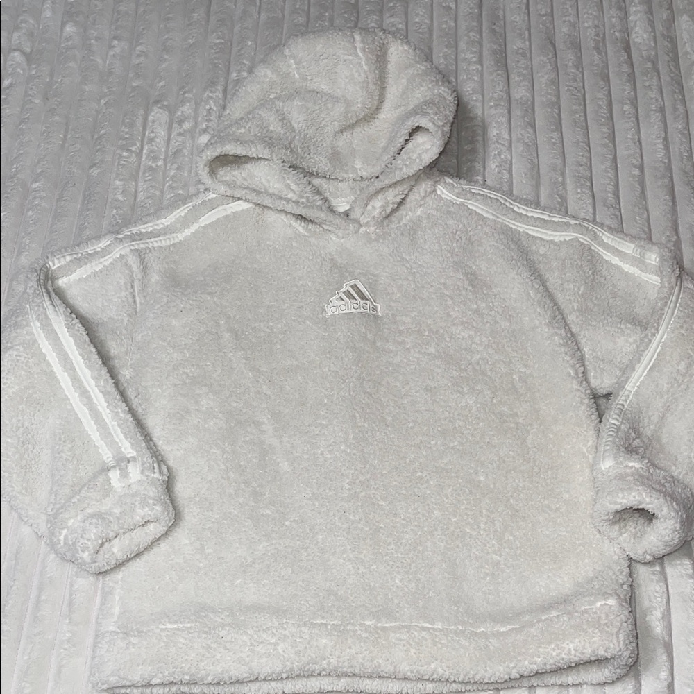 Adidas Sherpa Hoodie | Size 16 XL Girls